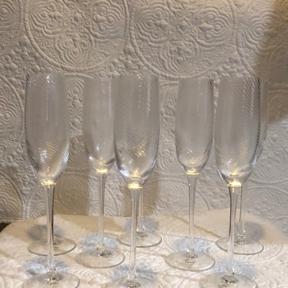 Gorham Dining Gorham Handmade Champagne Flutes Set Of 8 Poshmark